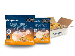 MEDALLÓN POLLO - Grupolar -X 6KG