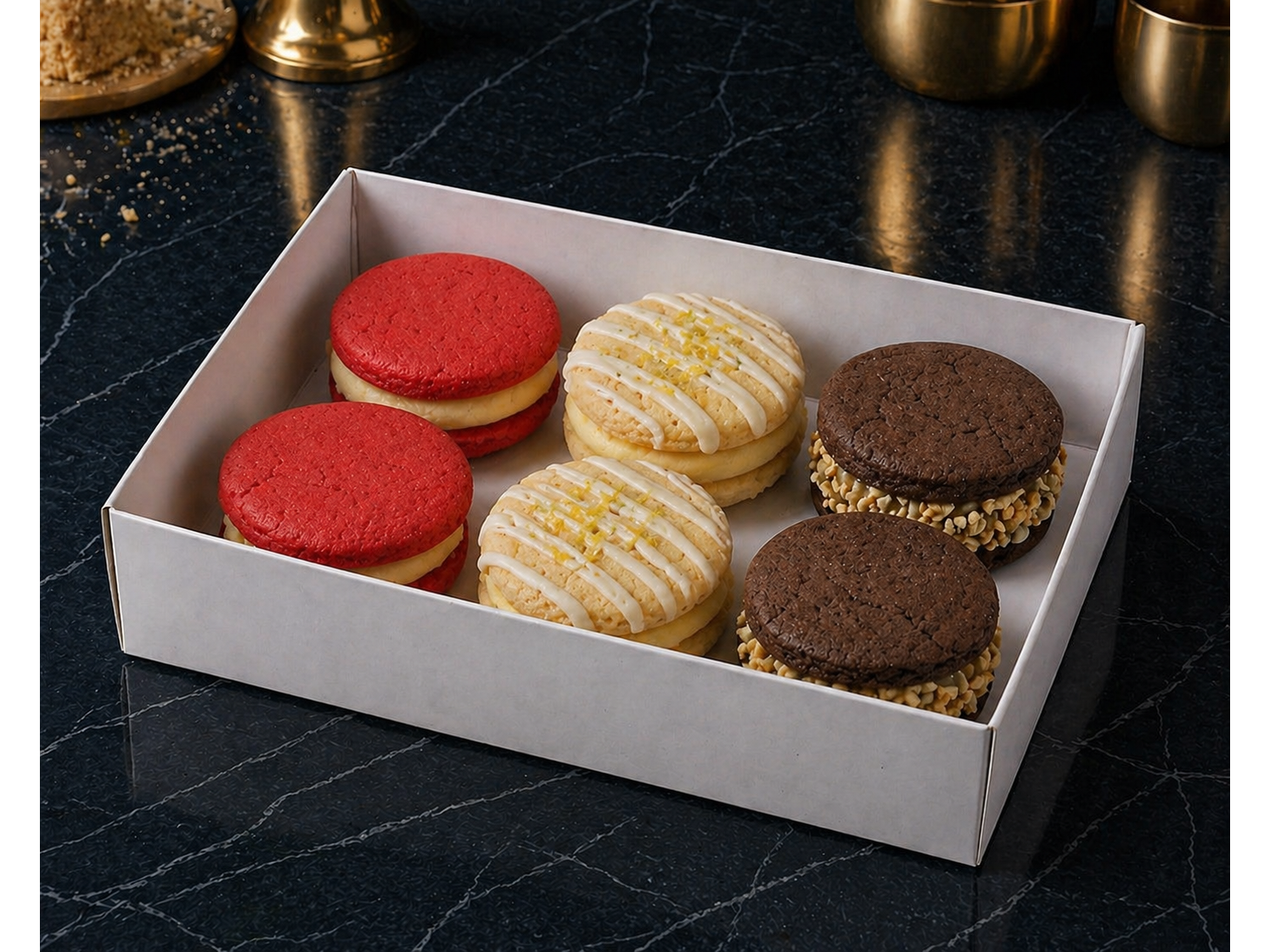 Caja de Alfajores surtidas