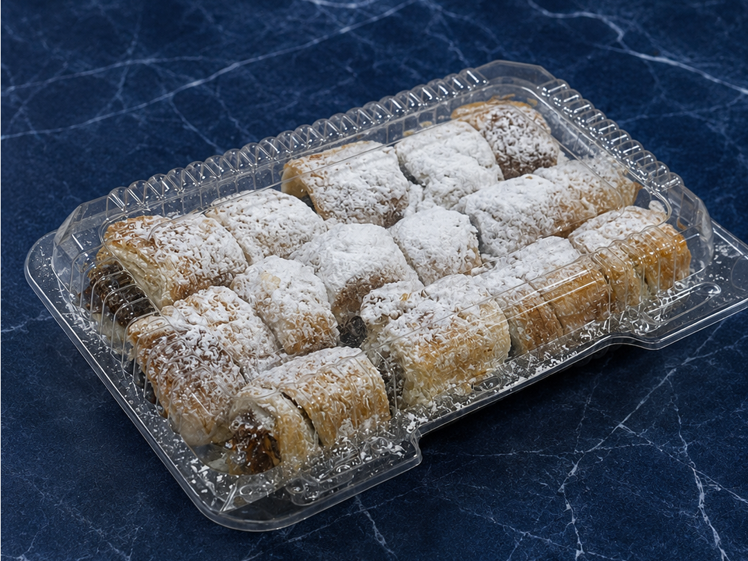 Cañoncitos de dulce de leche, blister 300 g.
