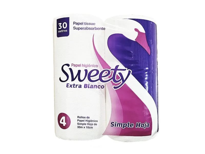 Sweety ph x 4 rollos 30 metros.