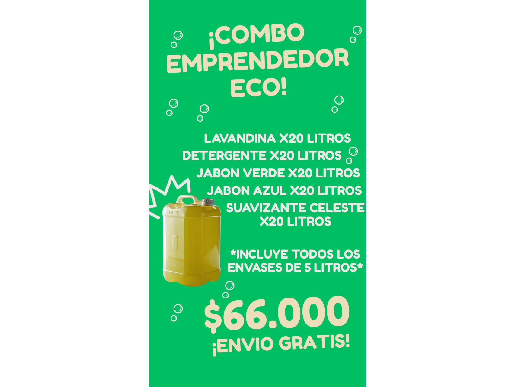 ¡COMBO ECO + ENVIO GRATIS!