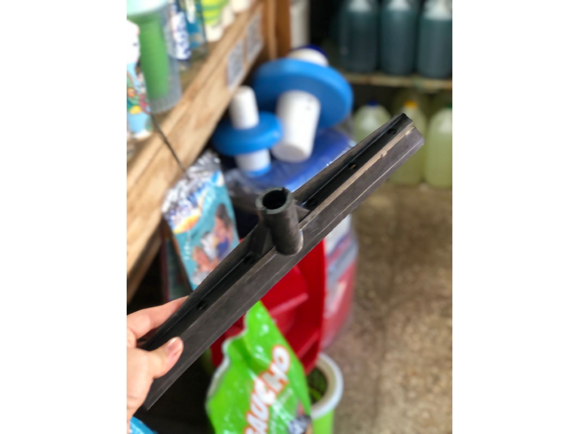 Secador goma negra 40 cm.