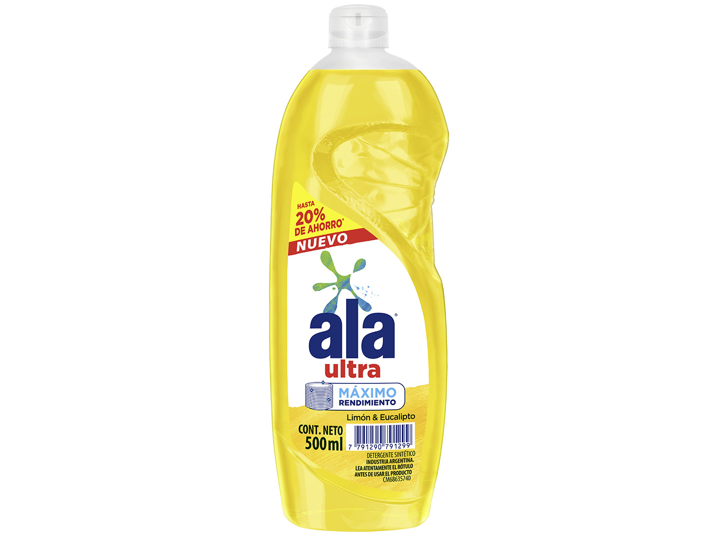 Ala detergente  ultra 500 ml.