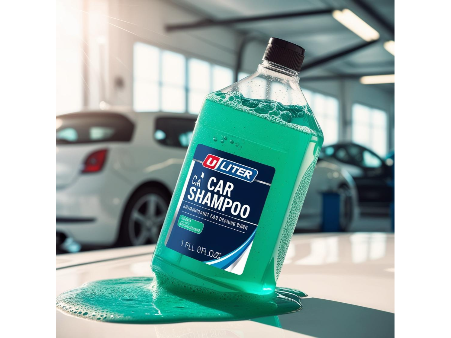 Shampo para autos.