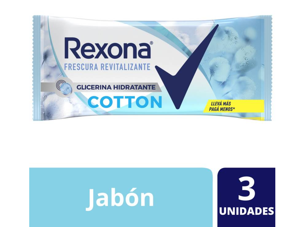 Jabón de tocador Rexona x3