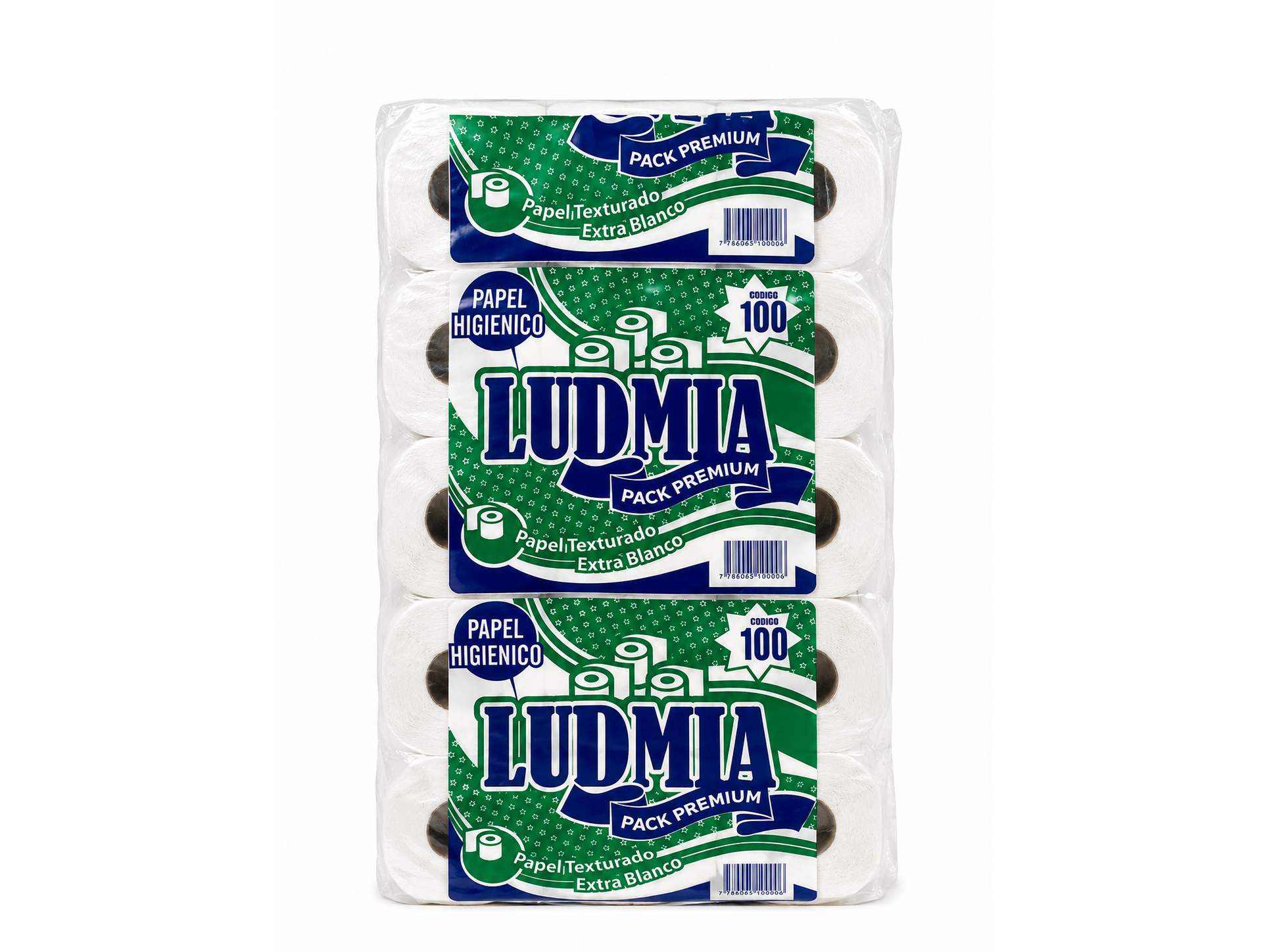 Papel higienico Ludmia cod 100.