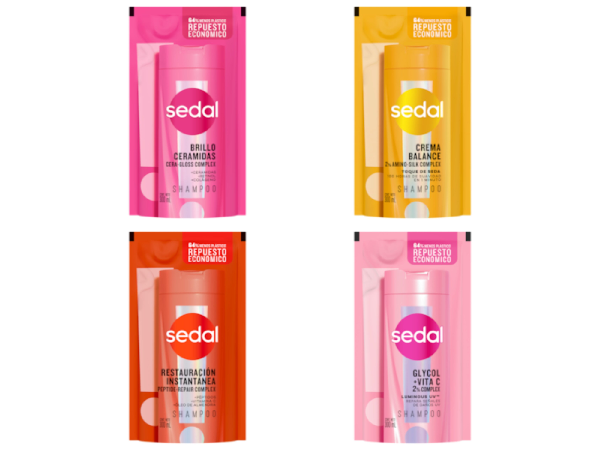 Sedal repuesto shampo 300 ml