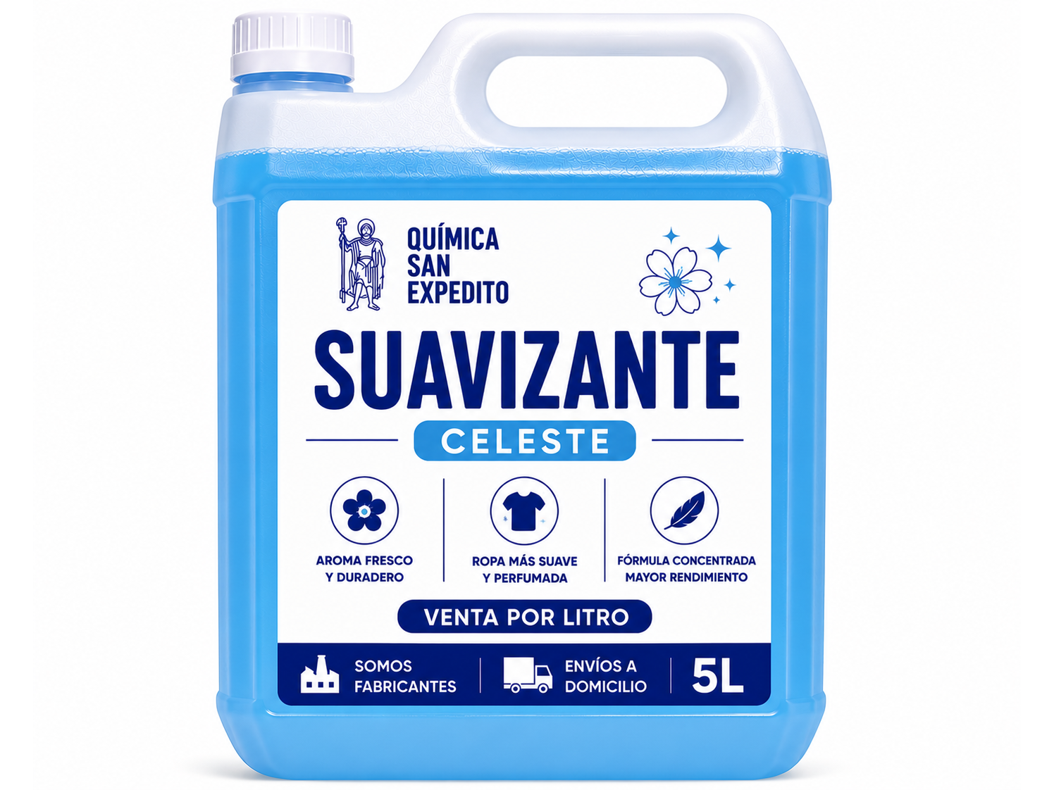 Suavizante celeste