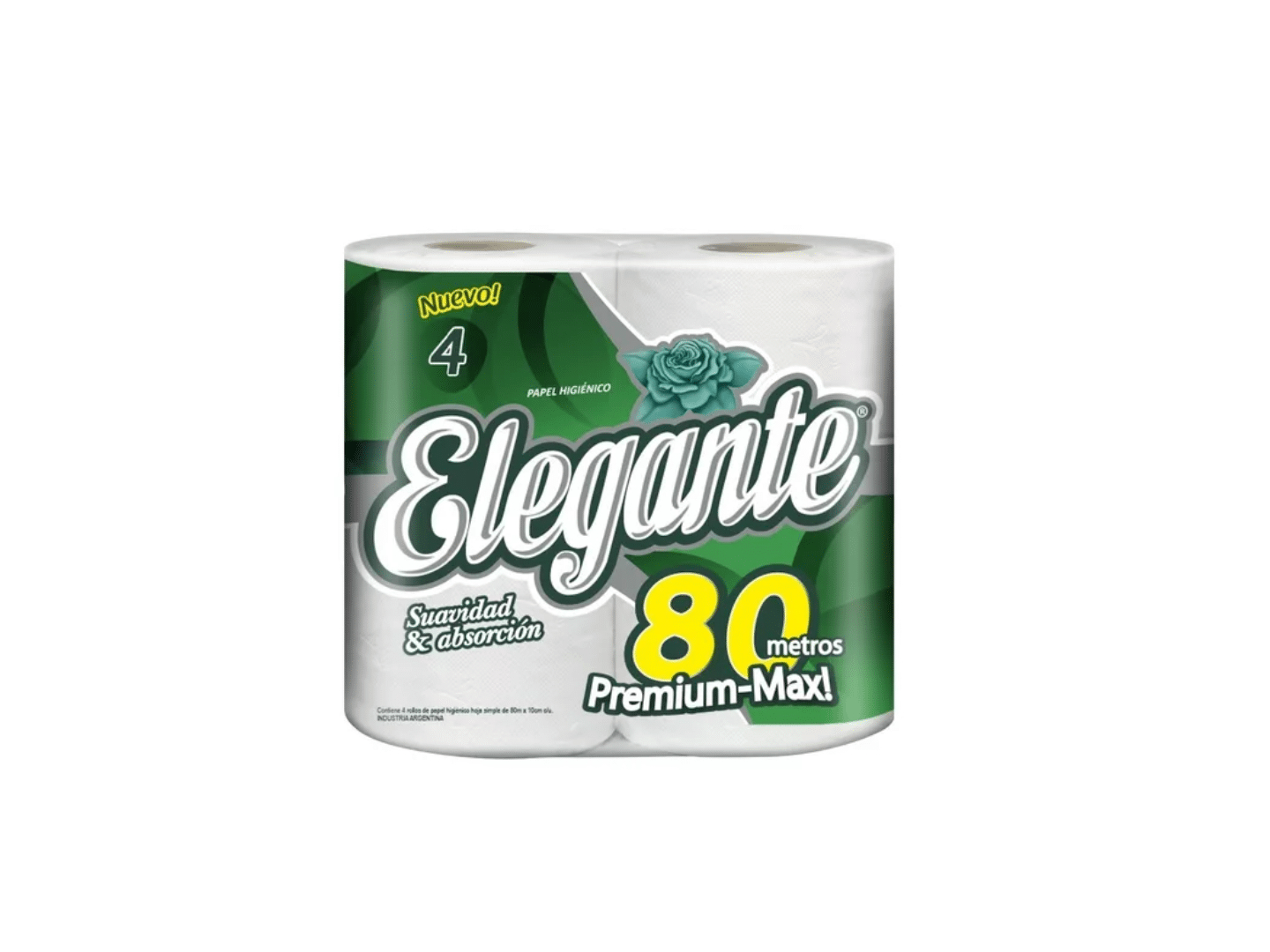 Elegante ph x 4 rollos 80 metros.