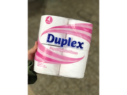Duplex papel higiénico blanco