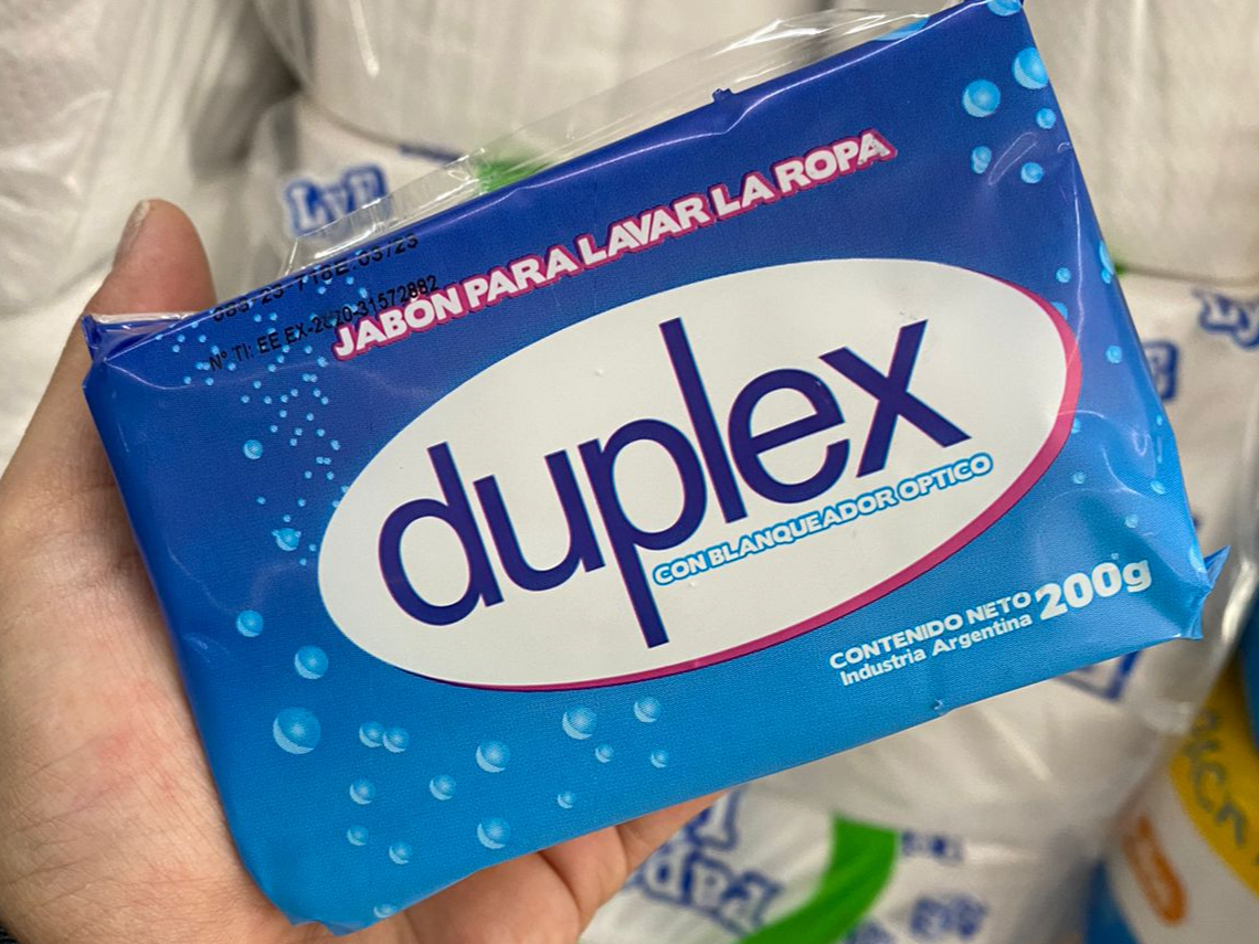 Jabón blanco Duplex