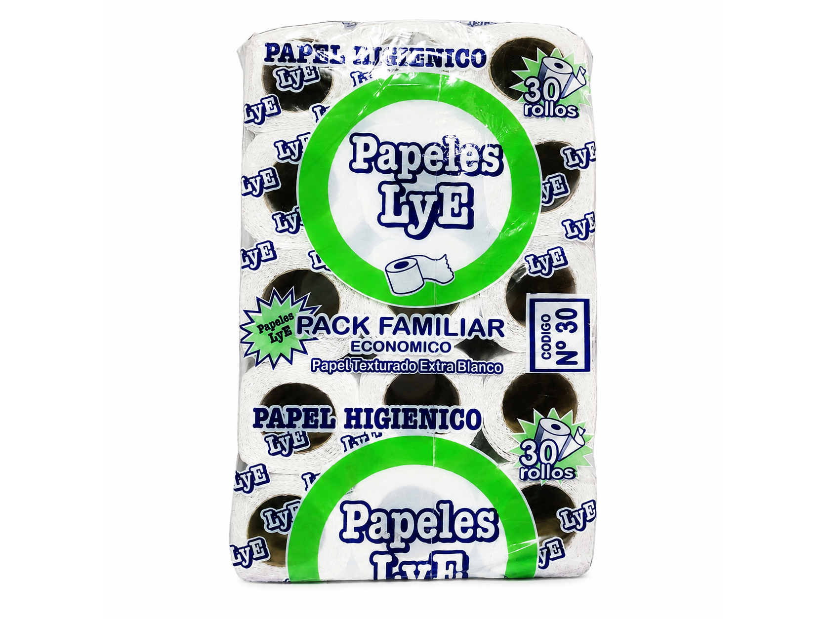 Papel higienico LyE cod 30.