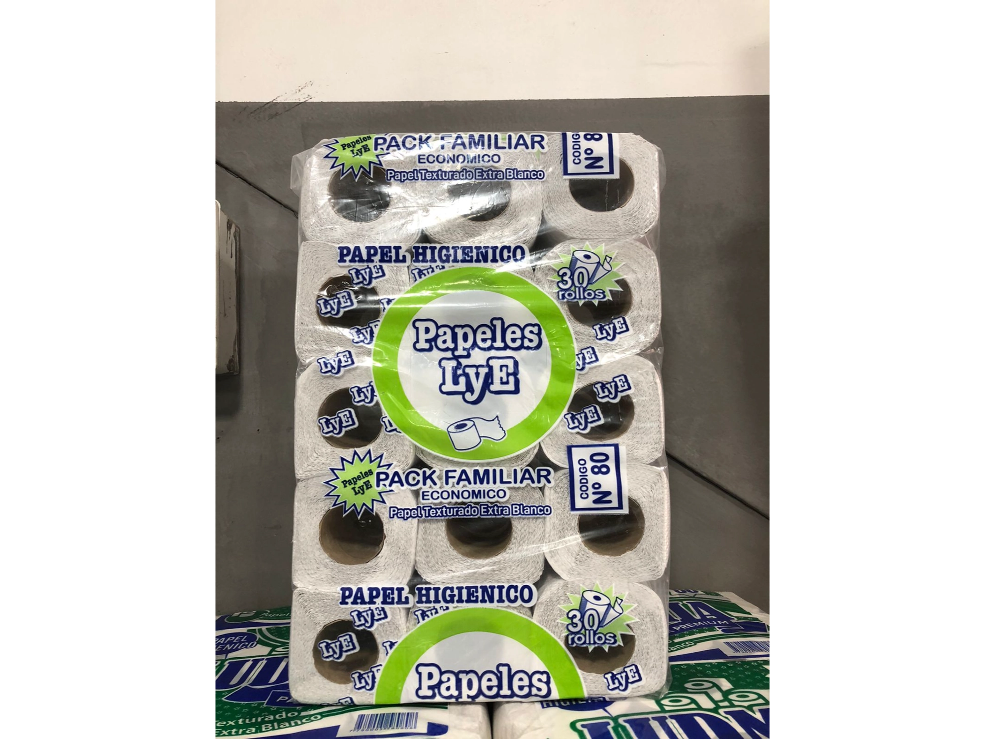Papel higienico LyE cod 80