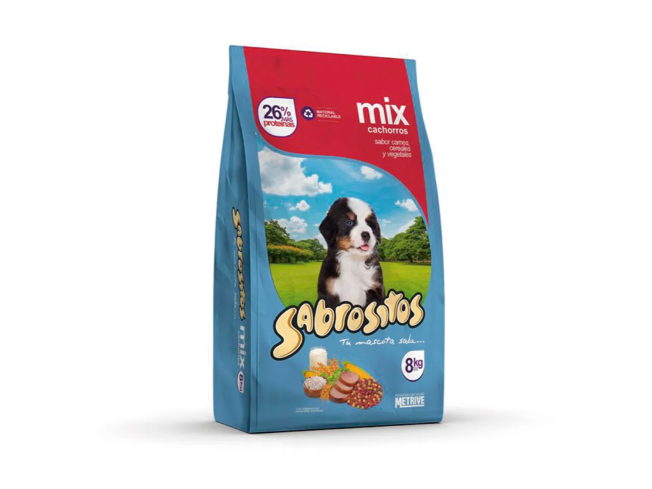 Sabrositos cachorro 8 kilos.