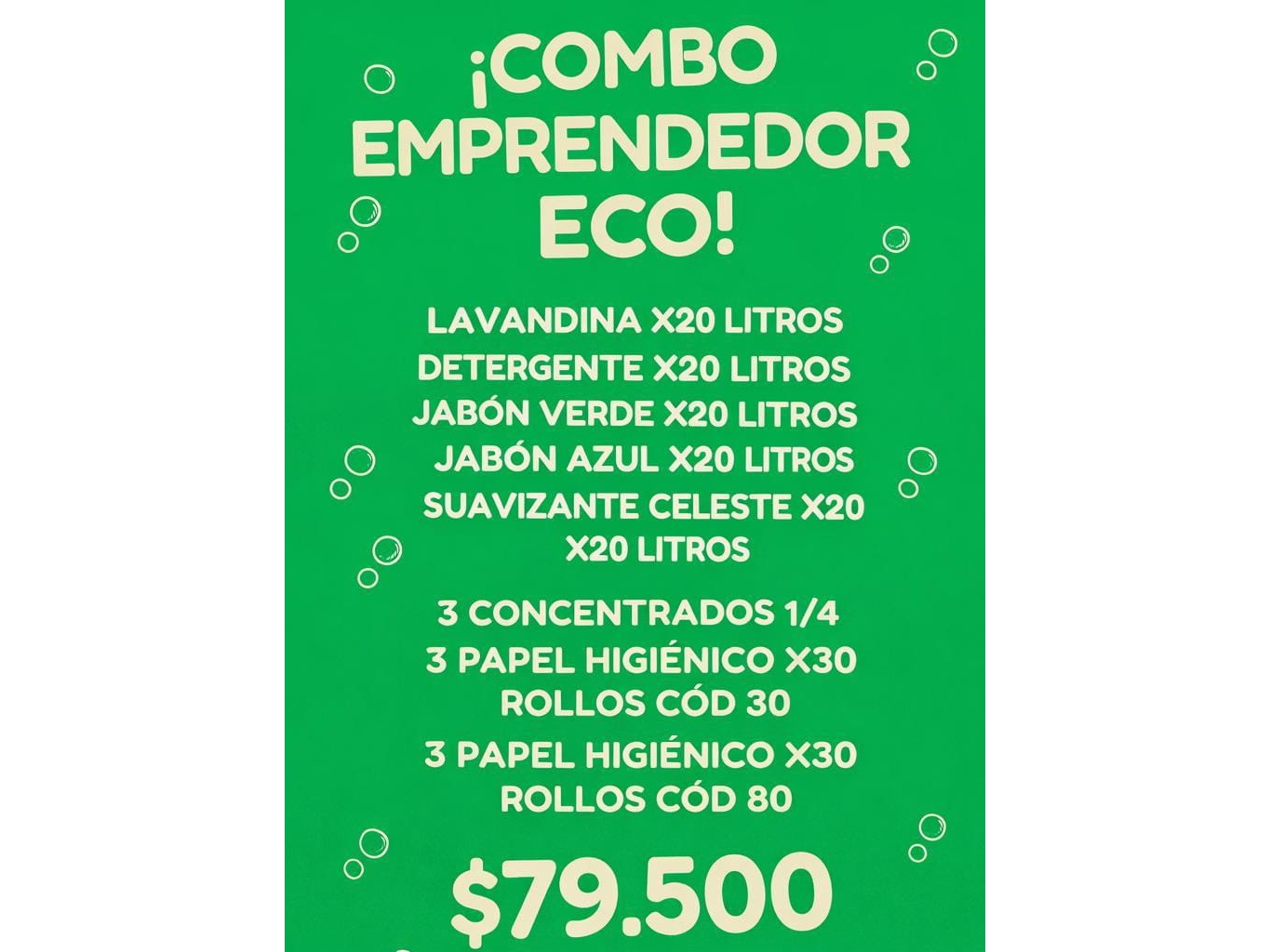 ¡COMBO ECO – ENVÍO GRATIS!