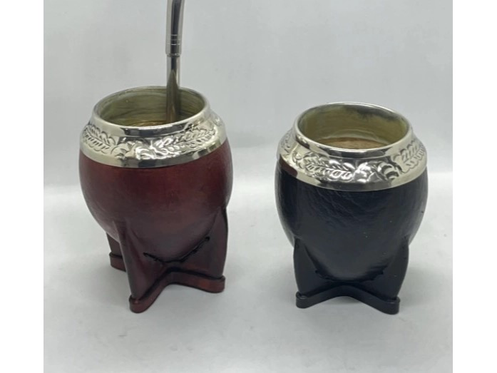 MATE TORPEDO CINCELADO ALPACA