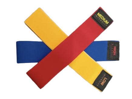 BANDAS ELASTICAS KIT X 3 INTENSIDAD