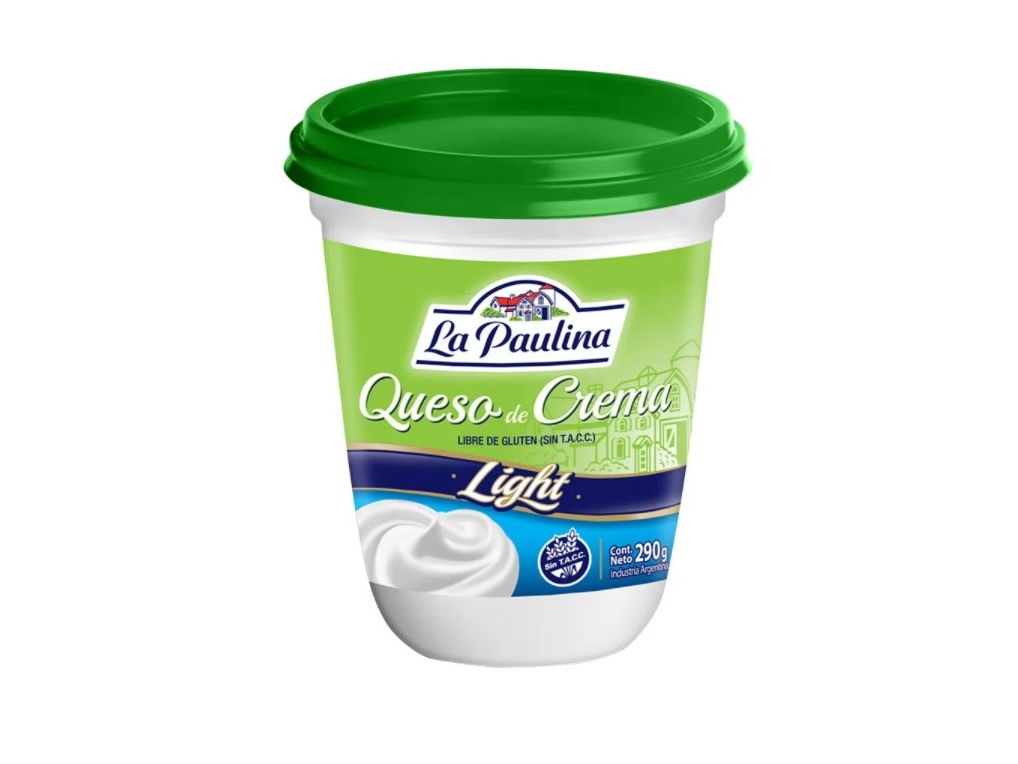 QUESO CREMA LIGHT X 290 GR LA PAULINA