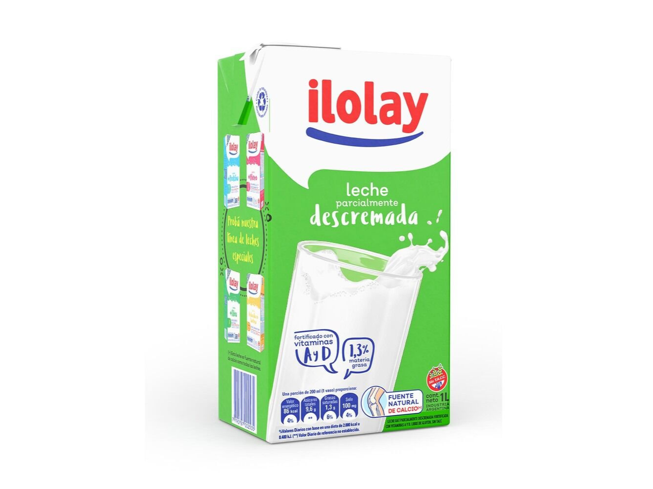 LECHE LARGA VIDA DESCREMADA X 1 LT ILOLAY