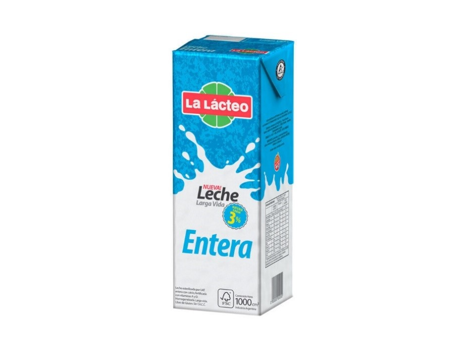 LECHE LARGA VIDA ENTERA X 1 LT LA LACTEO