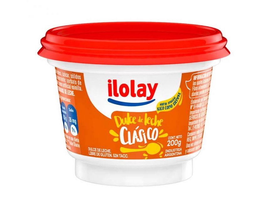 DULCE DE LECHE X 200 GR ILOLAY