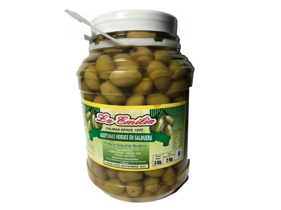 ACEITUNA VERDES X 2 KG N°0