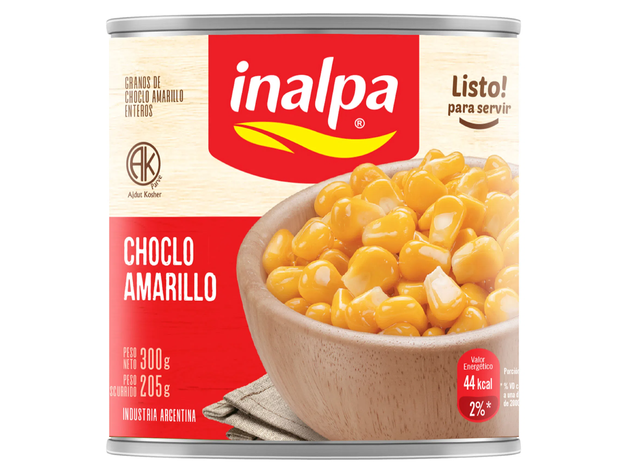 CHOCLO AMARILLO INALPA X 300 G