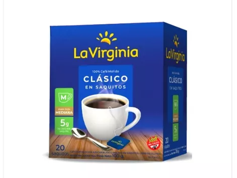 CAFE LA VIRGINIA CLASICO X 20 SAQUITOS