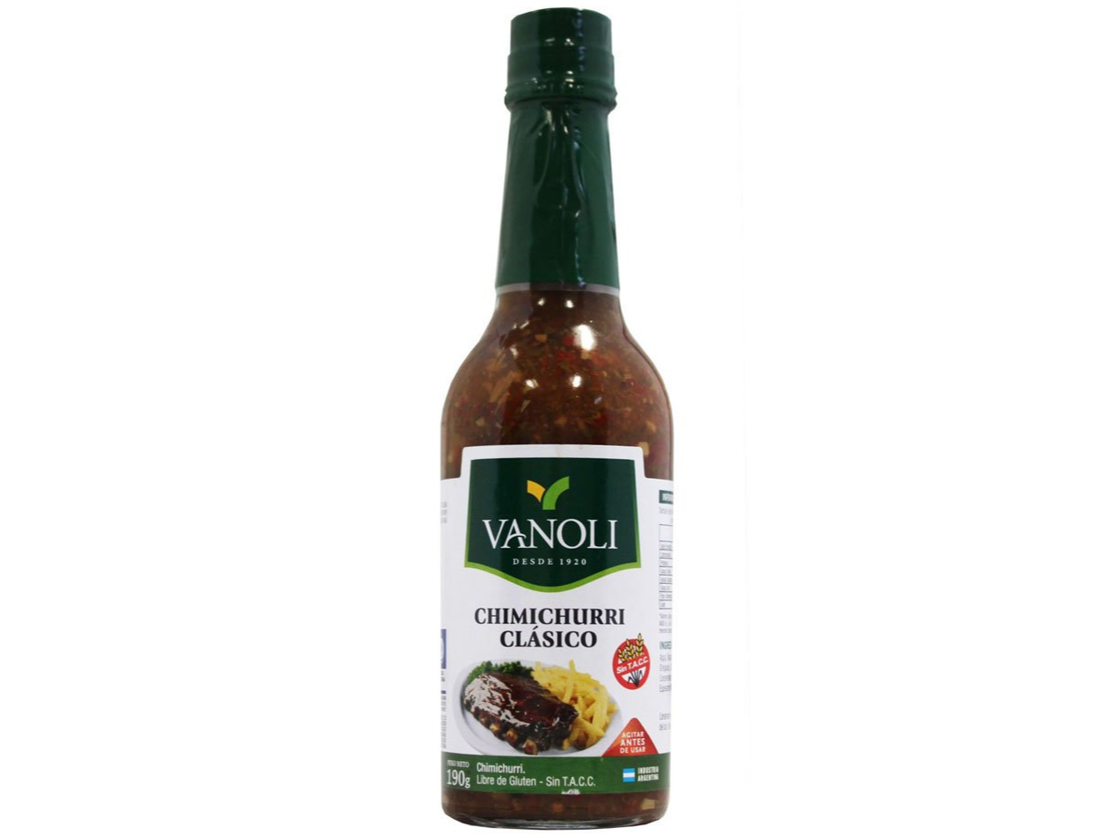 SALSA CHIMICHURRI CLASICO VANOLI X 190 G