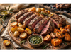 CARNE ASADA C/ PAPAS HORNEADAS