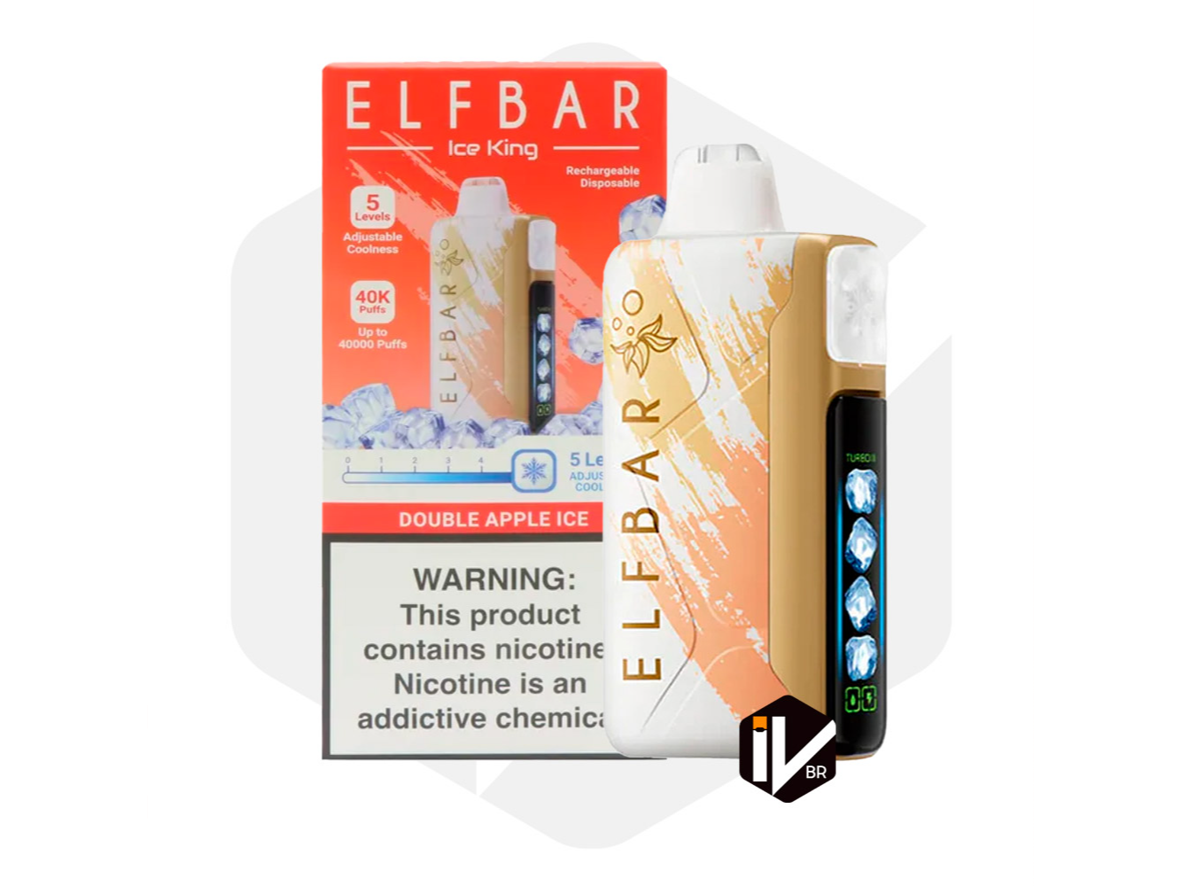 ELFBAR ICE KING 40K *DOUBLE APPLE ICE