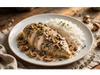 POLLO AL CHAMPIGNON C/ ARROZ PILAF