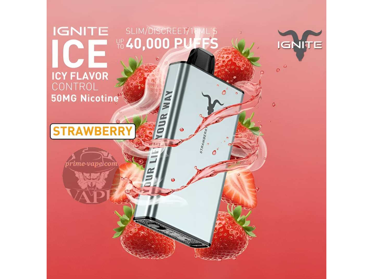 IGNITE ICE 40K * STRAWBERRY*