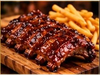 RIBS BBQ + FRITAS + SALSAS
