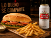 Sandwich de Milanesa completa c/papas.