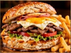 HAMBURGUESA XXL DOBLE COMPLETA C/ FRITAS