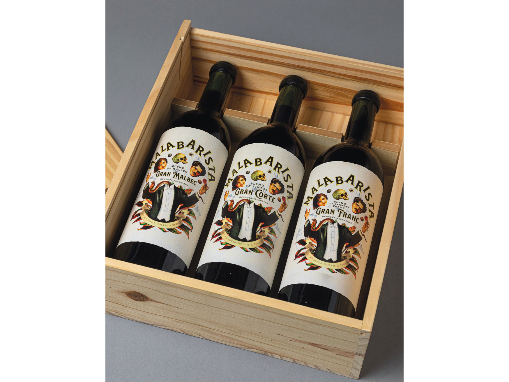 BOX MADERA * GRAN MALABARISTA * X 3