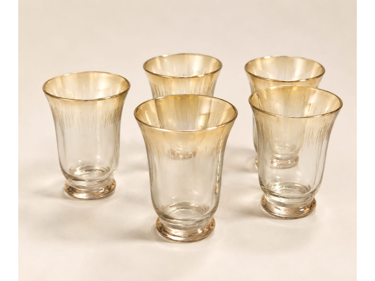 VASITOS DE LICOR ANTIGUO x 5
