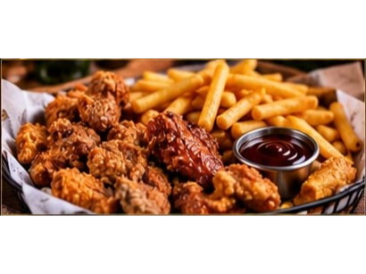 CANASTA DE POLLO FRITO