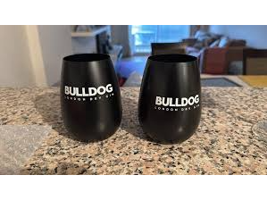 VASO BULLDOG NEGRO MATE