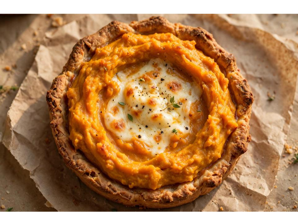 TARTA IND. CALABAZA Y MUZZARELLA