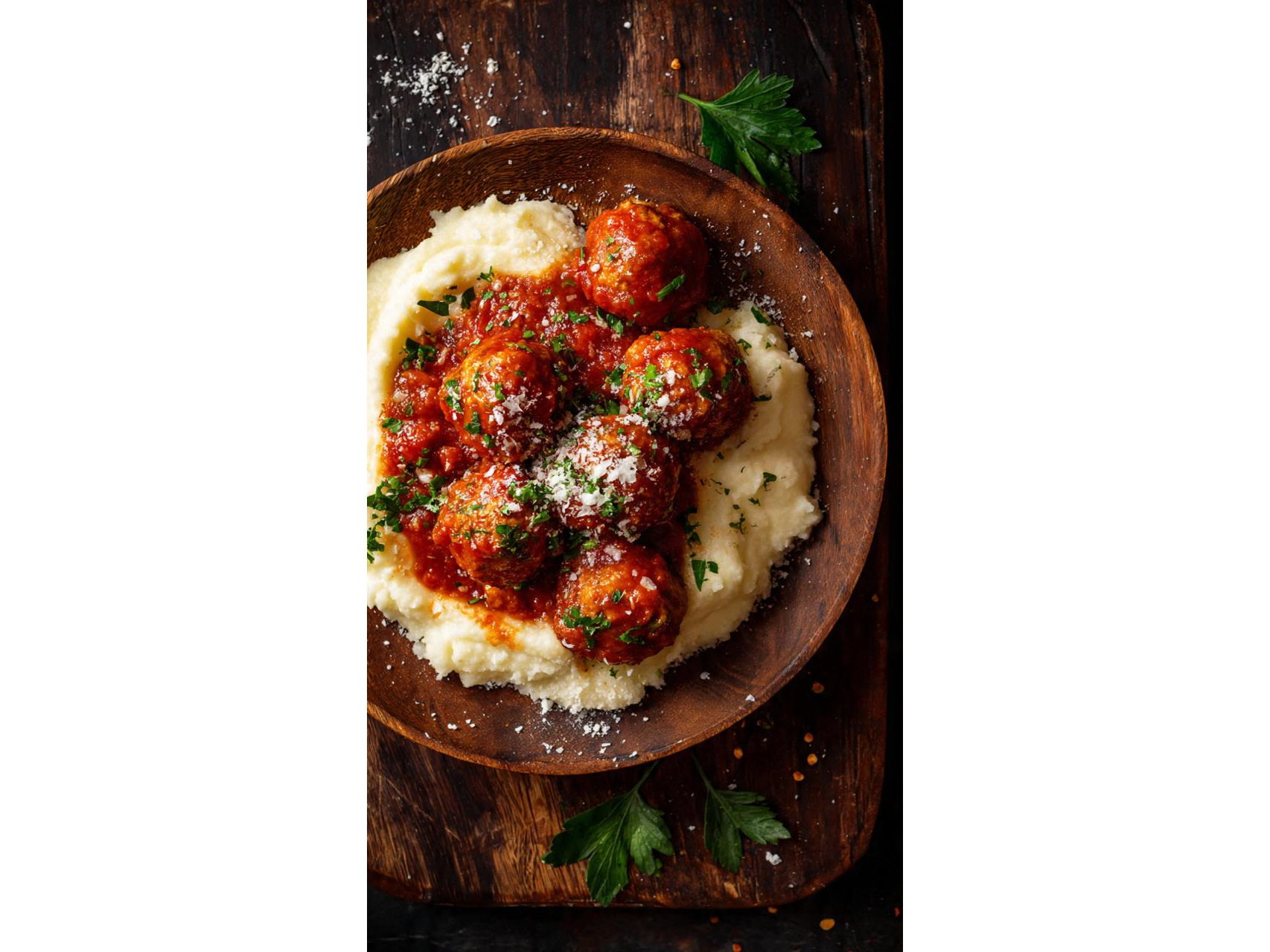 Albondigas con pure