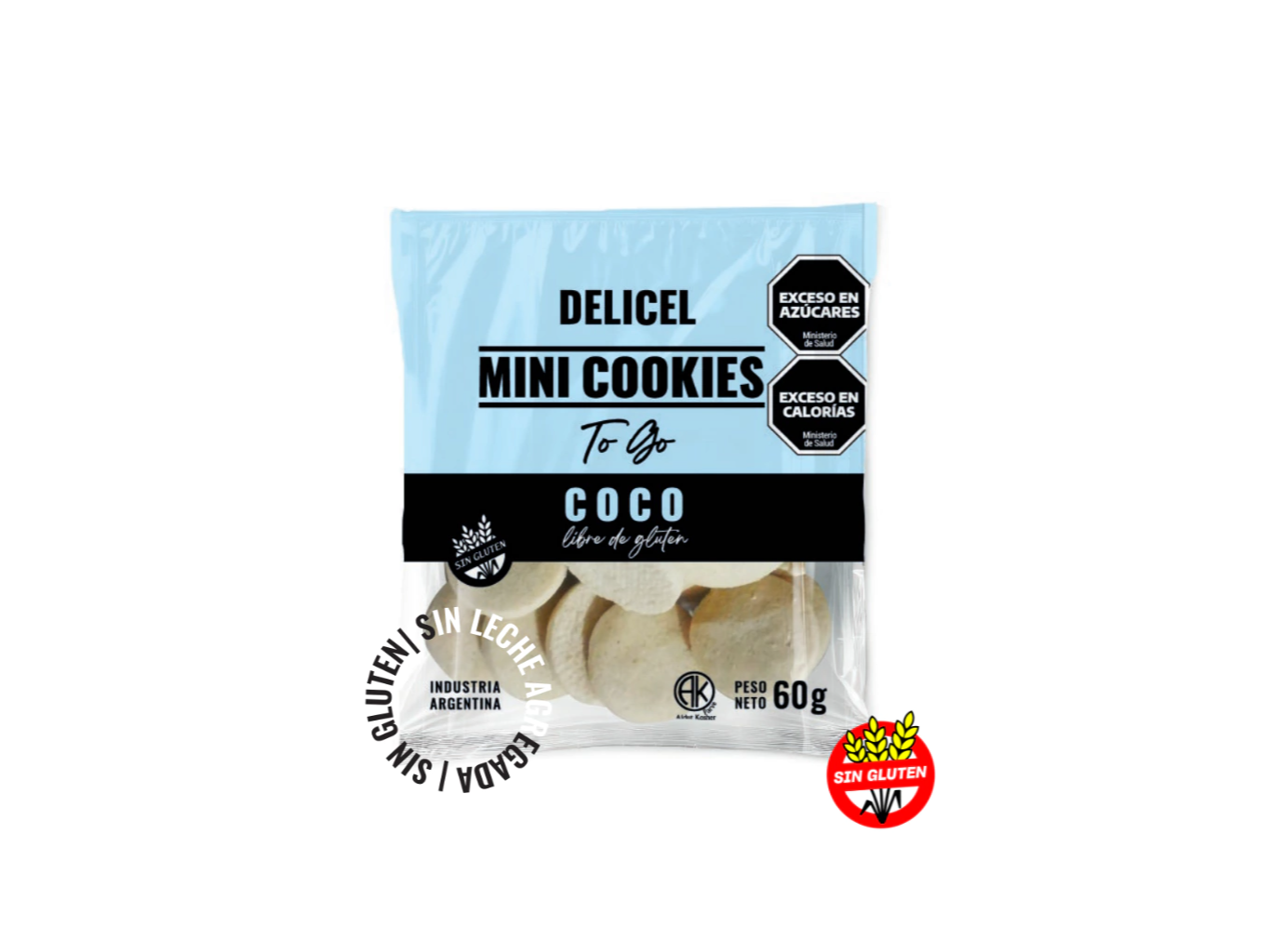 MINI GALLETITAS SIN TACC ( COCO)