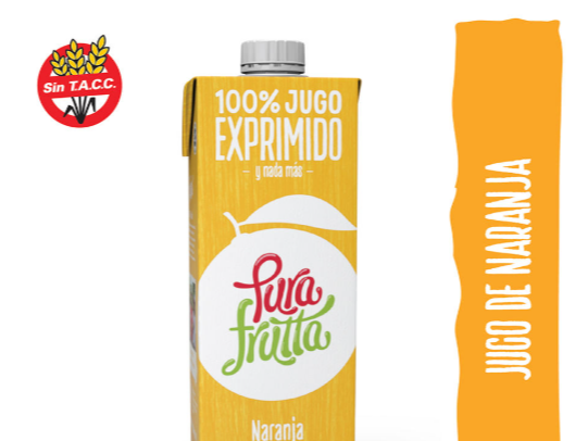 JUGO EXPRIMIDO NARANJA 1 LT