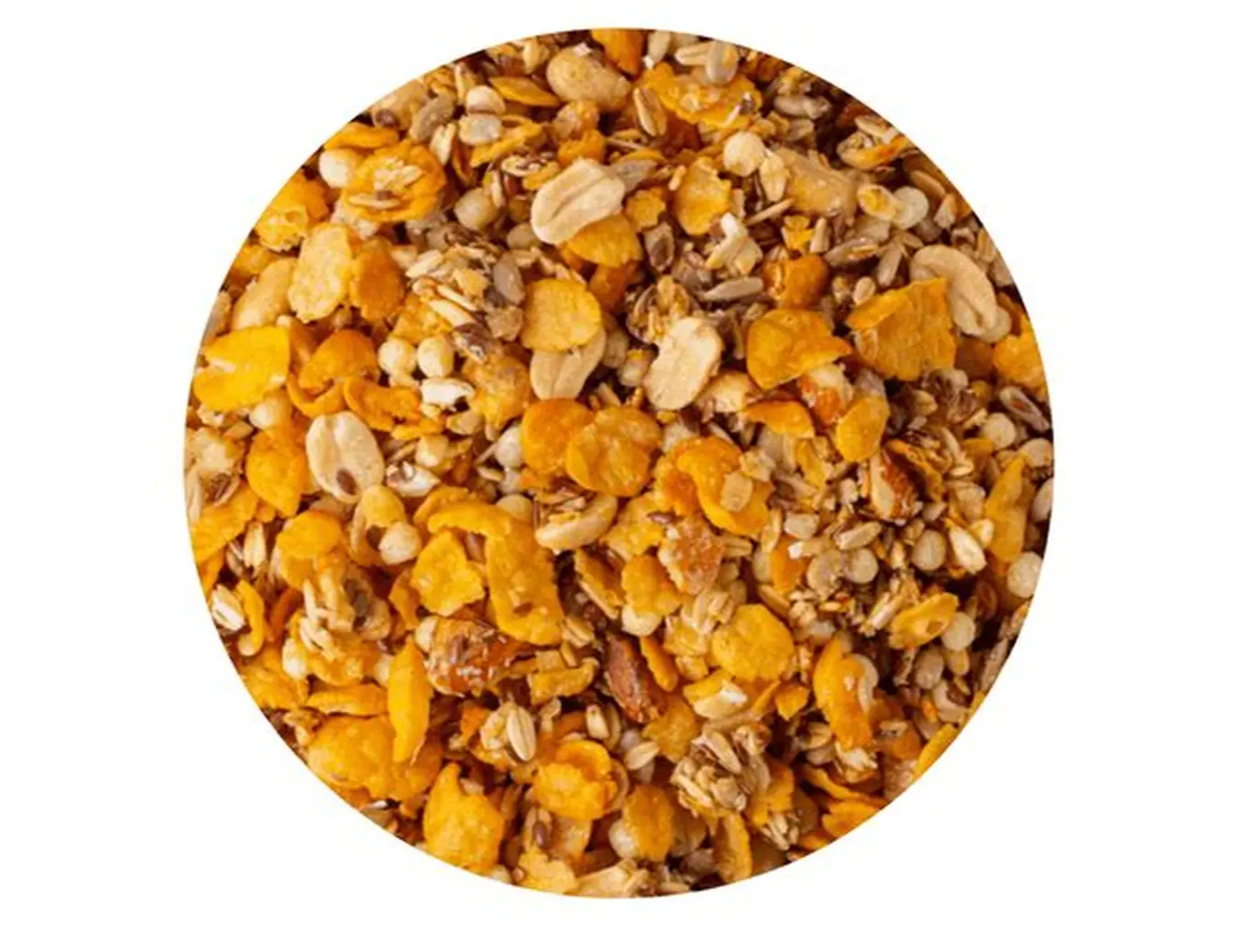 GRANOLA CON PASTA DE MANI