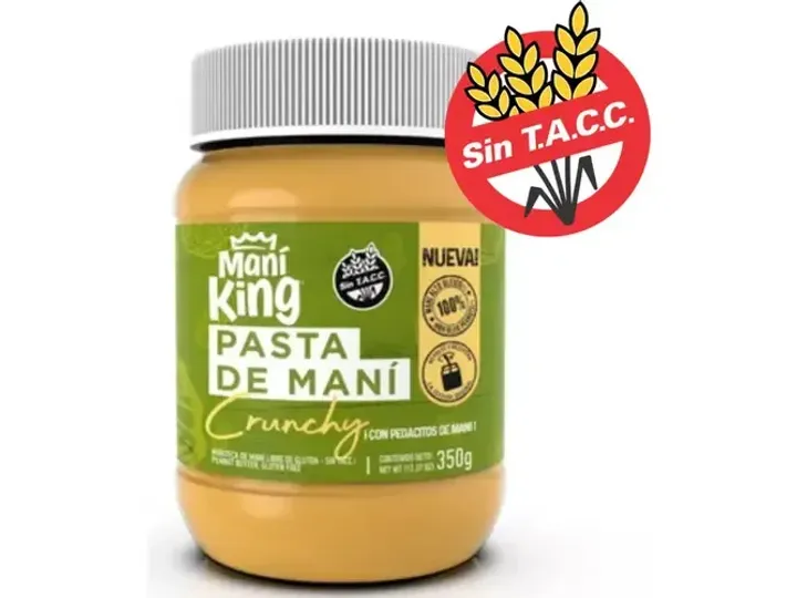Pasta de Maní Crunchy Maní King x 350g