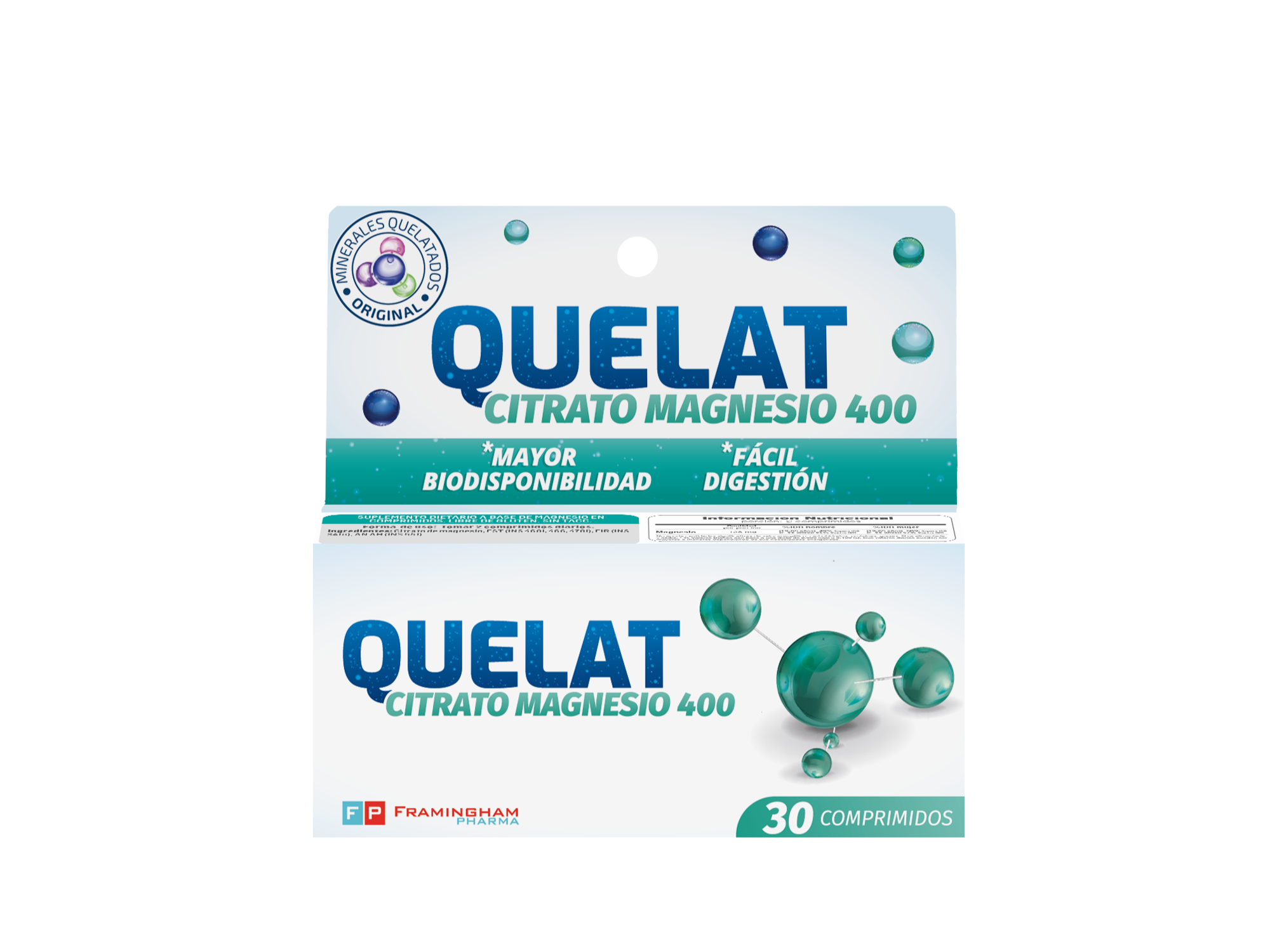 Quelat Citrato Magnesio x30