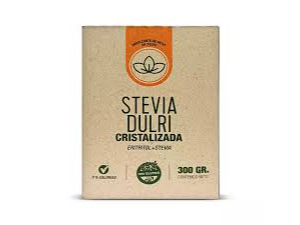 Stevia Dulri Cristalizada Eritritol + Stevia x300g