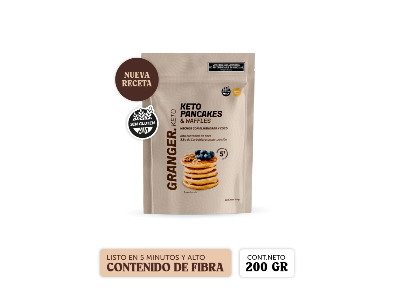 Pancakes Keto Vainilla