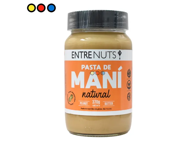 Pasta de Maní Natural Entrenuts x 370g